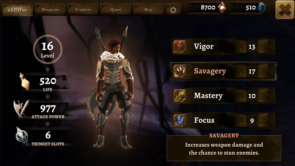 Grimvalor Mod APK Unlock All Acts