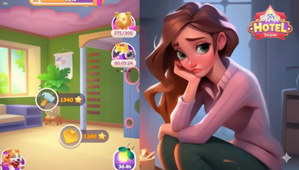 merge hotel empire mod apk