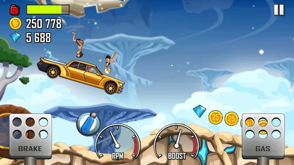 hill climb racing mod apk