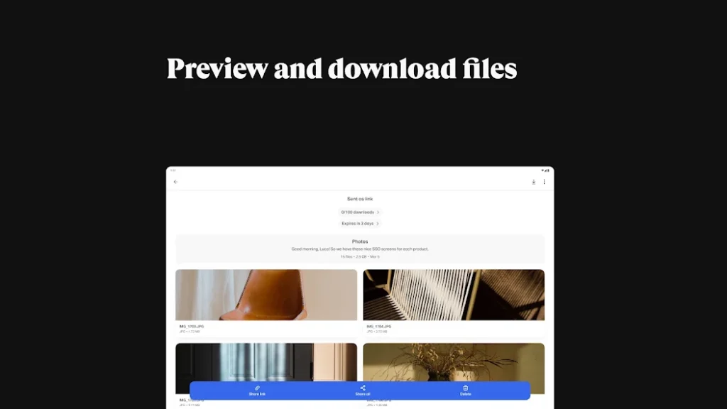 WeTransfer Pro Mod APK